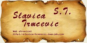 Slavica Trmčević vizit kartica